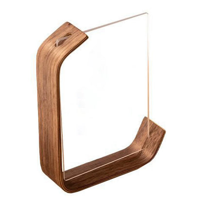 Acrylic Wooden Phot Desktop Display Pictures Holder Acrylic Frame for Wedding Party Pictur