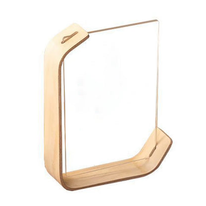 Acrylic Wooden Phot Desktop Display Pictures Holder Acrylic Frame for Wedding Party Pictur