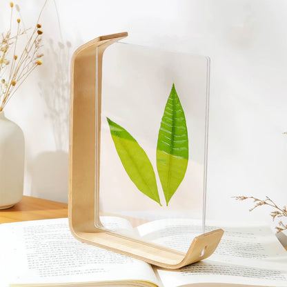 Acrylic Wooden Phot Desktop Display Pictures Holder Acrylic Frame for Wedding Party Pictur